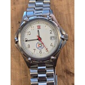 Wenger S.A.K Design Ladies' Stainless Steel Date Watch. MINT. Customized